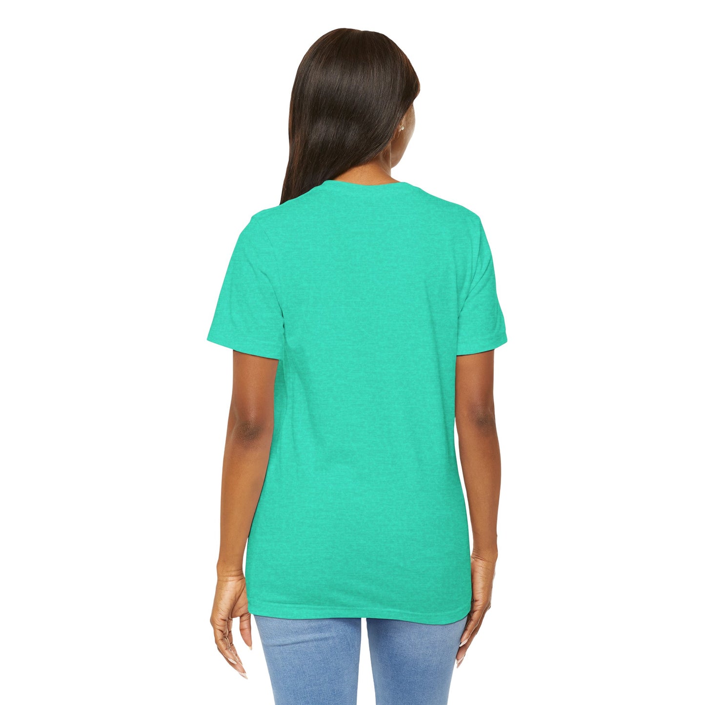 Womens Heather Sea Green T Shirts Premium Casual Short Sleeve Shirts Oversized Tops