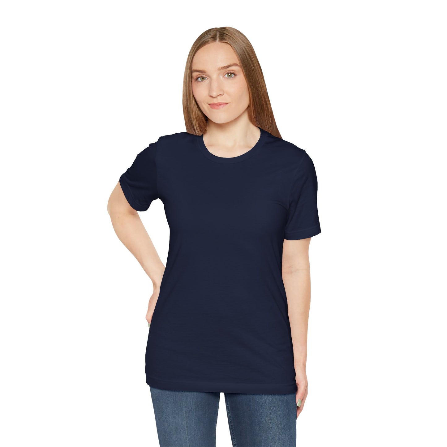 Womens Navy T Shirts Premium Casual Short Sleeve Shirts Oversized Tops