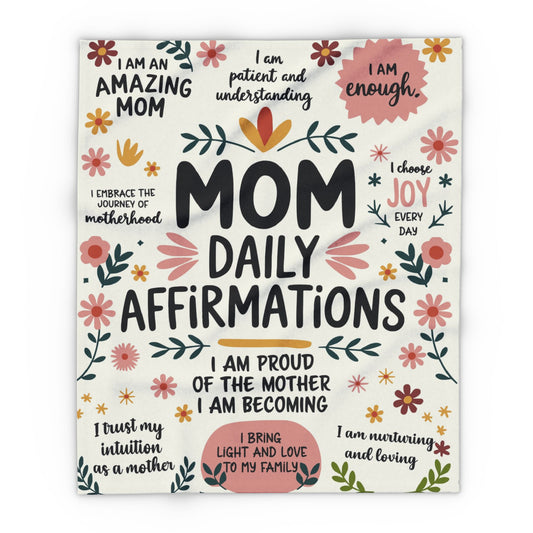 Mom Affirmation Blanket