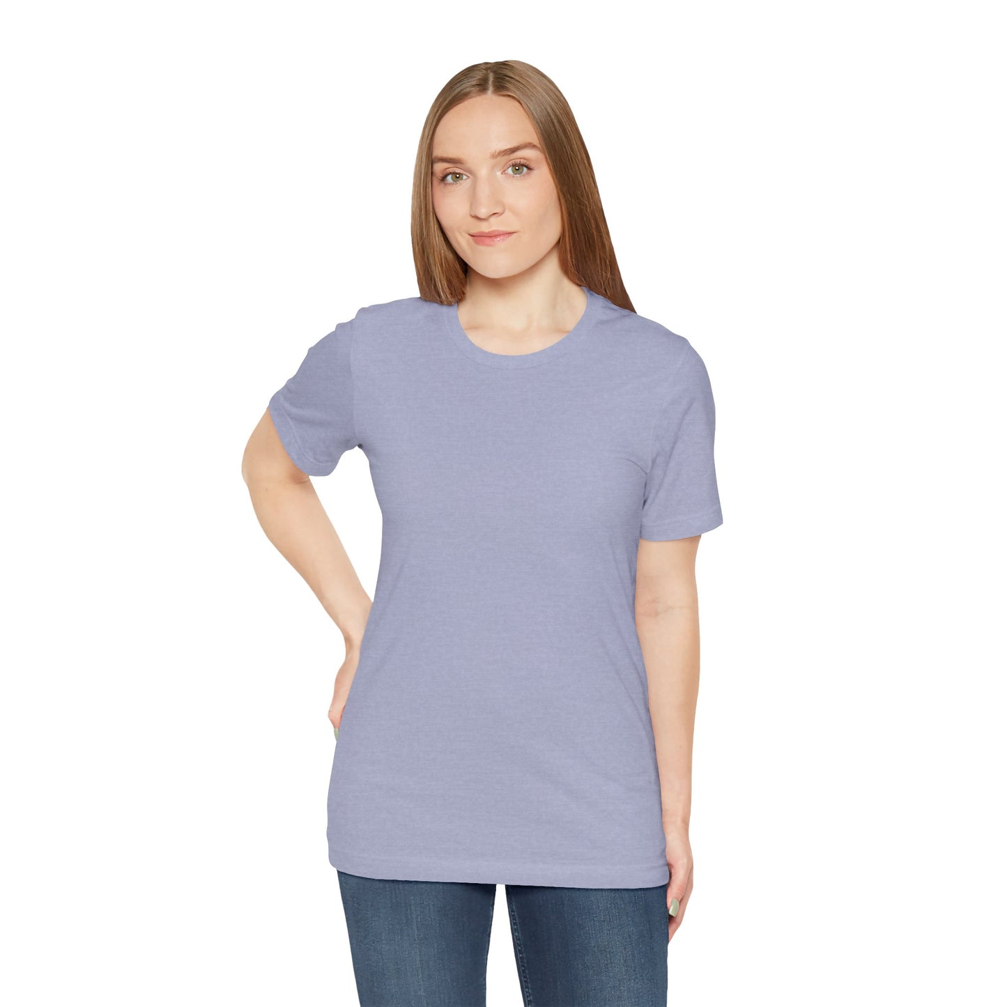 Womens Heather Blue T Shirts Premium Casual Short Sleeve Shirts Oversized Tops