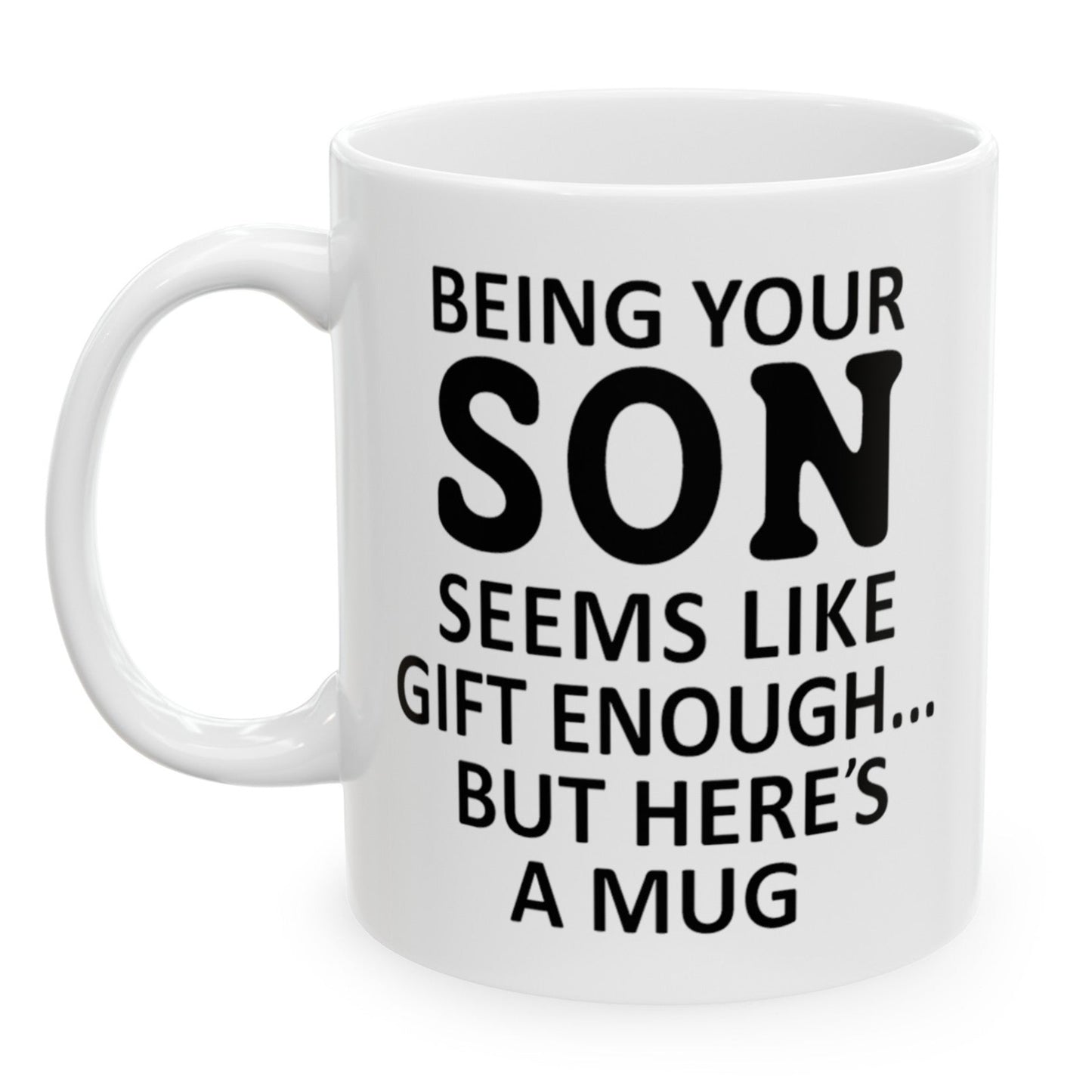 Being Your Son Gifts for Mom from Son, Mom Birthday Christmas Gifts, 11oz Unique Coffee Cup Mug