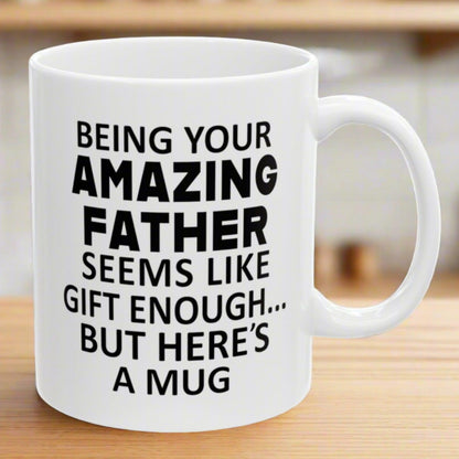 Gifts for Daughter from Dad, Daughter Birthday Gifts, Daughter Gift for Birthday Christmas, Funny Gifts from Parents, Christmas Gifts, Funny 11oz Unique Coffee Cup Mug