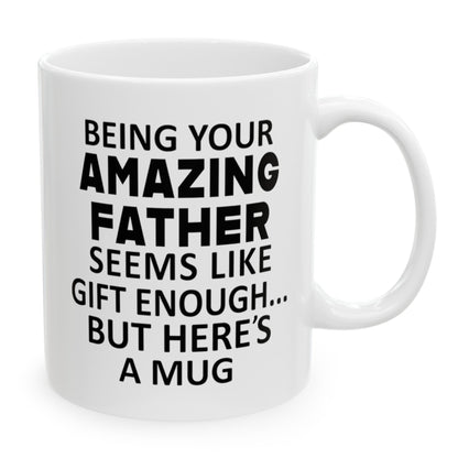 Gifts for Daughter from Dad, Daughter Birthday Gifts, Daughter Gift for Birthday Christmas, Funny Gifts from Parents, Christmas Gifts, Funny 11oz Unique Coffee Cup Mug