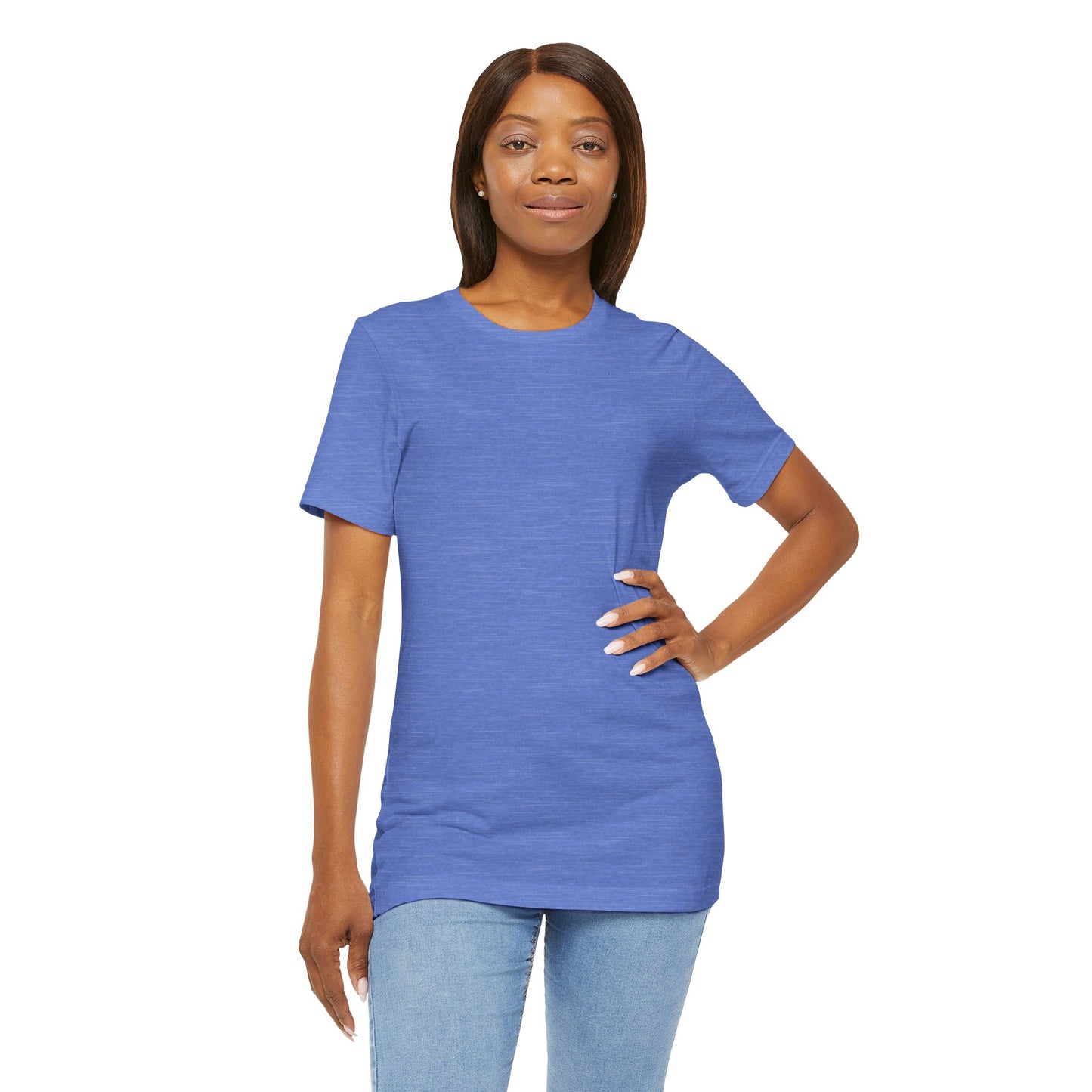 Womens Heather Columbia Blue T Shirts Premium Casual Short Sleeve Shirts Oversized Tops