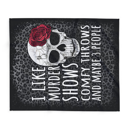 Murder Shows and Comfy Throws Gift for Women Ultra-Soft Micro Fleece Gift for Her Throw Blanket 50" x 60"