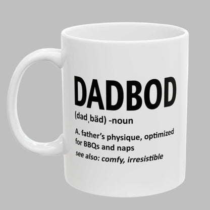 Dadbod Definition Funny Dad Christmas 2024 Coffee Mugs 11 oz