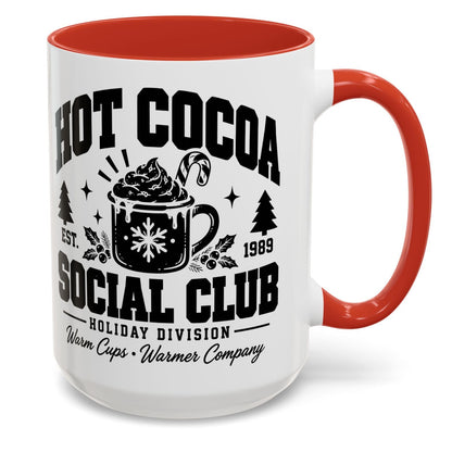 Hot Cocoa Social Club Holiday Division Gift Accent Coffee Mug