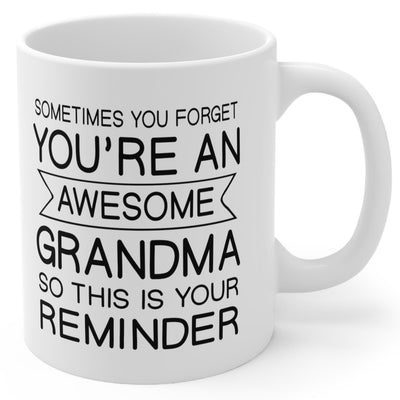 Awesome Grandma Gift White 11oz Ceramic Coffee Mug