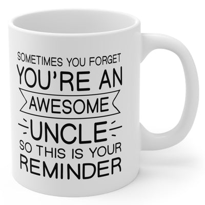 Awesome Uncle Gift White 11oz Ceramic Coffee Mug
