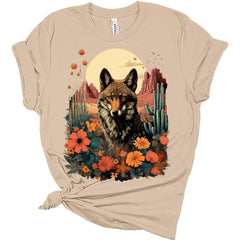 Womens Desert Wolf T-Shirt