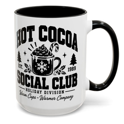 Hot Cocoa Social Club Holiday Division Gift Accent Coffee Mug