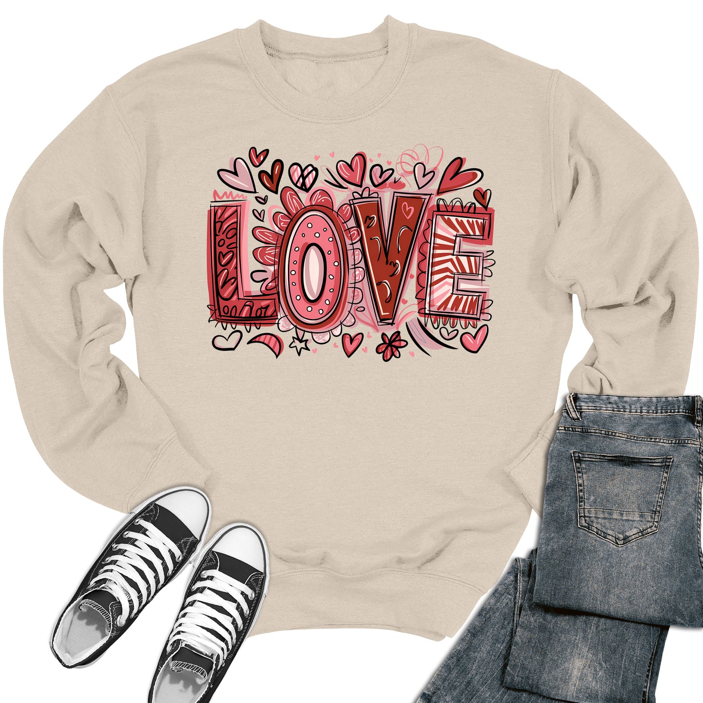 Women's Love Crewneck Sweatshirt