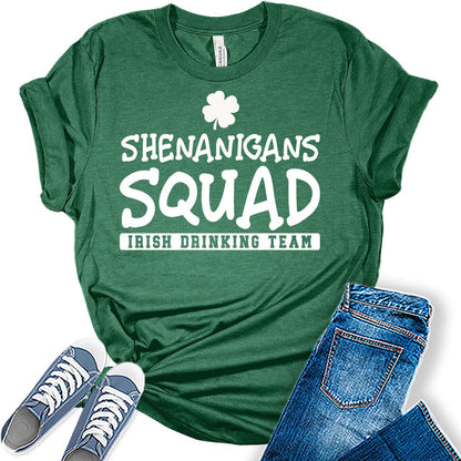 Shenanigans Squad St. Patrick's Day Shirt For Women