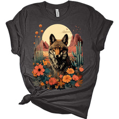 Womens Desert Wolf T-Shirt