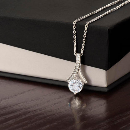 To My Mom Roots And Wings Alluring Beauty necklace - What's included: necklace with gift box