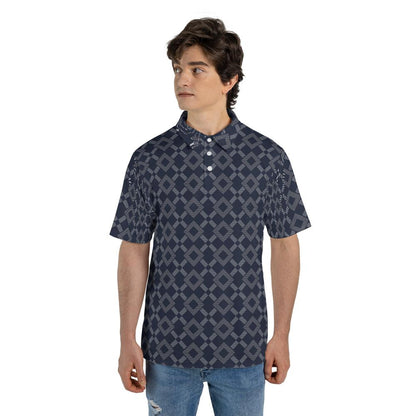 Navy Polo Shirts for Men, Golf Shirts for Men and Men's Polo Moisture Wicking Shirts Short Sleeve