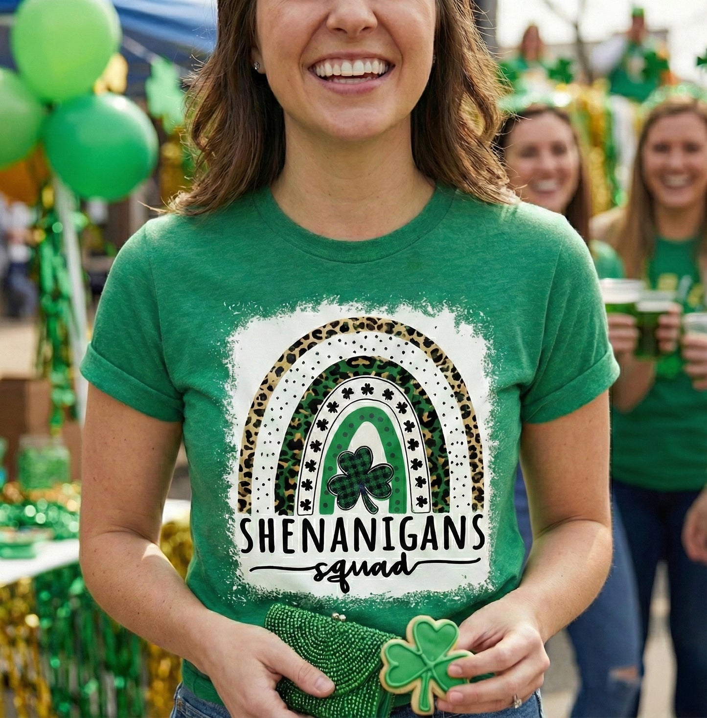 Shenanigans Squad Bella St. Patrick's Day Women's T-Shirt