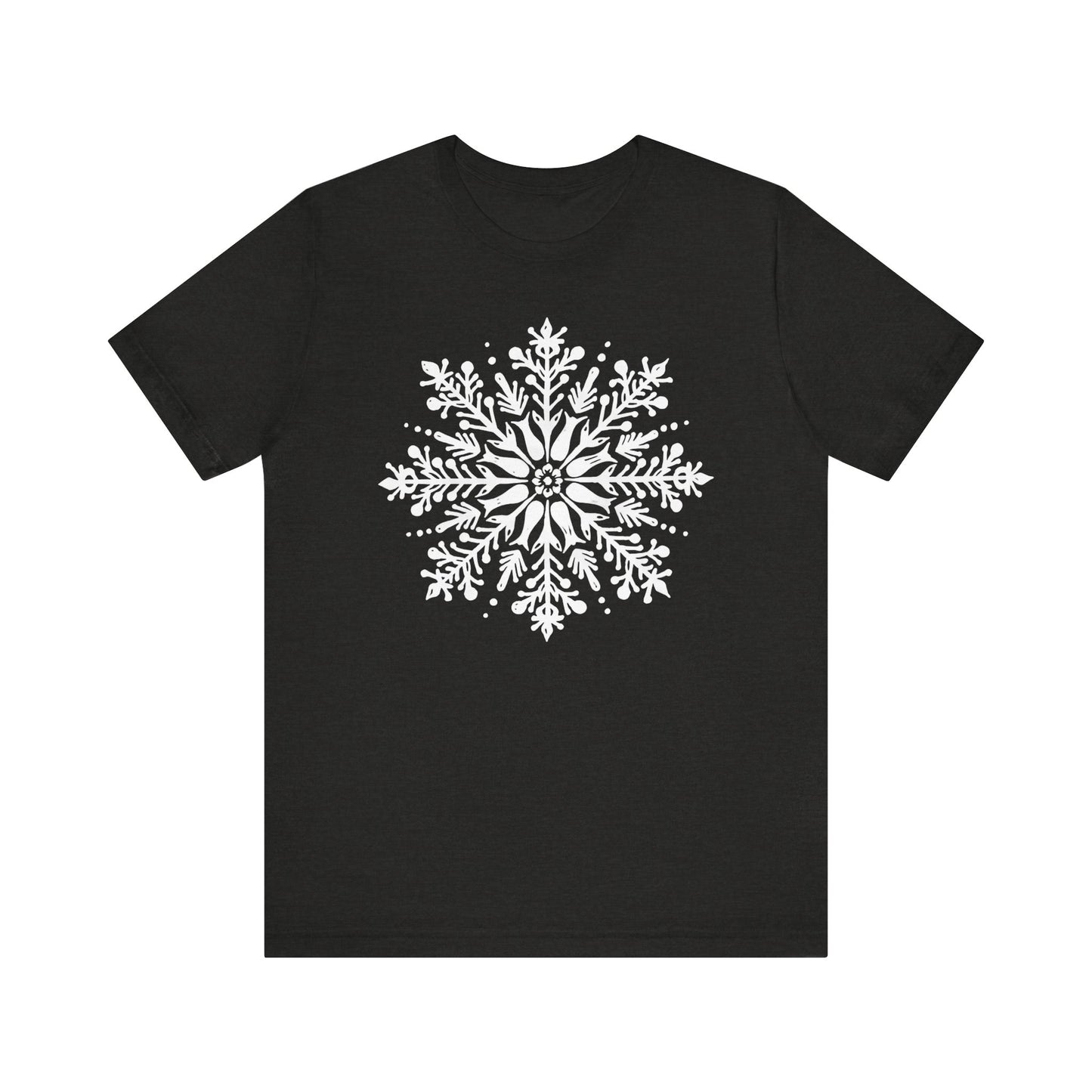 Cute Winter Snowflakes Tshirt Merry Christmas Shirts for Women Holiday Graphic Tees - PF
