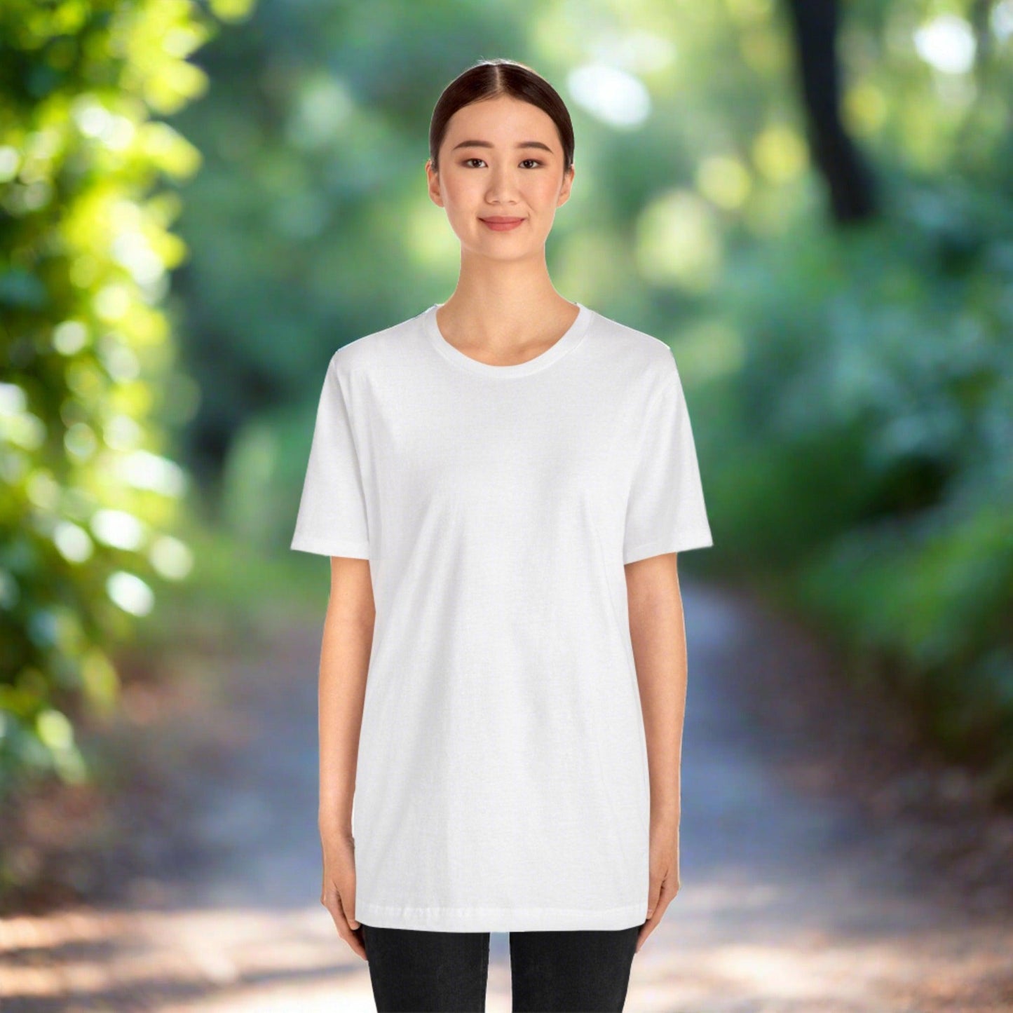 Womens Solid White Blend T Shirts Premium Casual Short Sleeve Shirts Oversized Tops