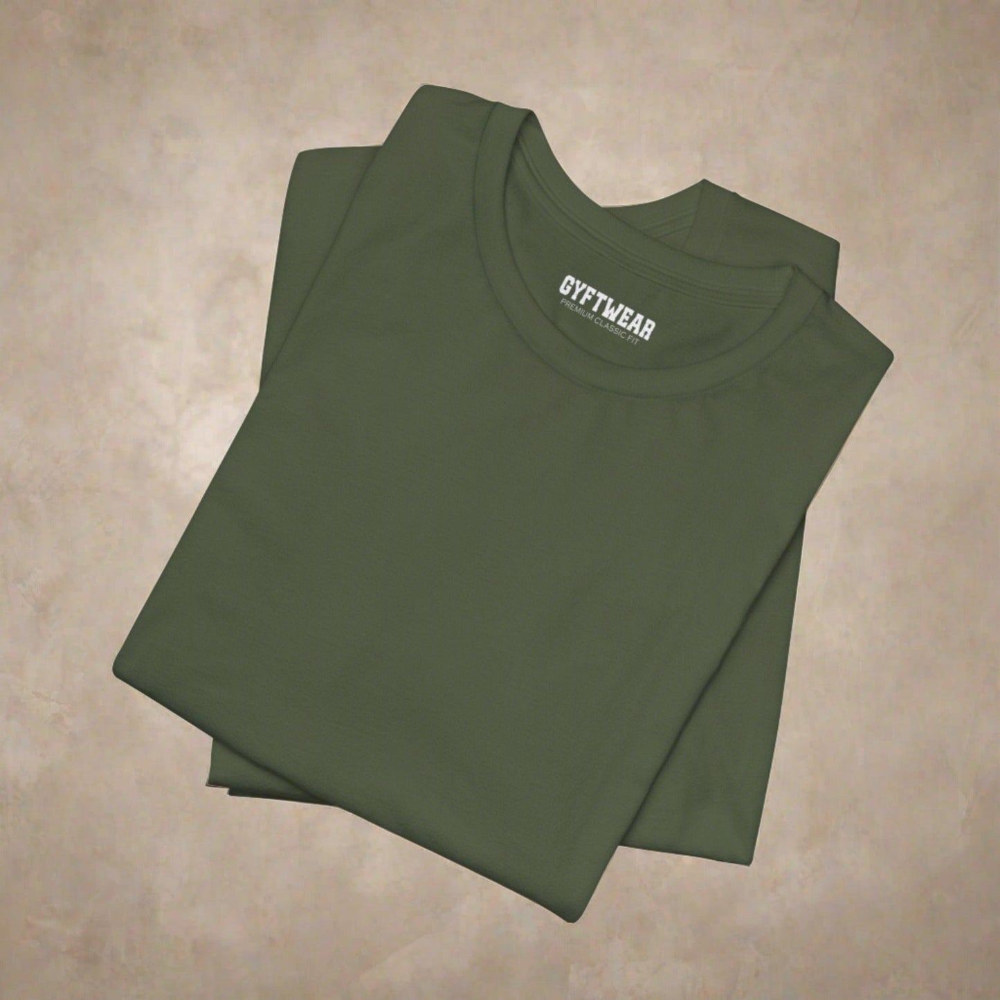 Men's Military Green T Shirts Premium Casual Short Sleeve Classic Fit Crew Neck Shirts