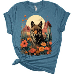 Womens Desert Wolf T-Shirt