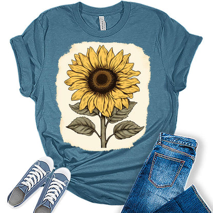 Womens Vintage Sunflower Shirts