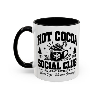 Hot Cocoa Social Club Holiday Division Gift Accent Coffee Mug