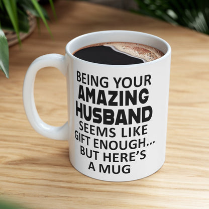 Gifts for Wife from Husband, Wife Birthday Christmas Anniversary Gifts for Her, Funny 11oz Unique Gift Coffee Cup Mug