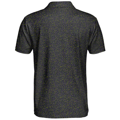 Mardi Gras Polo Shirt for Men The Midnight Parade Moisture Wicking Short Sleeve Golf Top