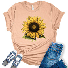 Womens Fall Sunflower Shirts
