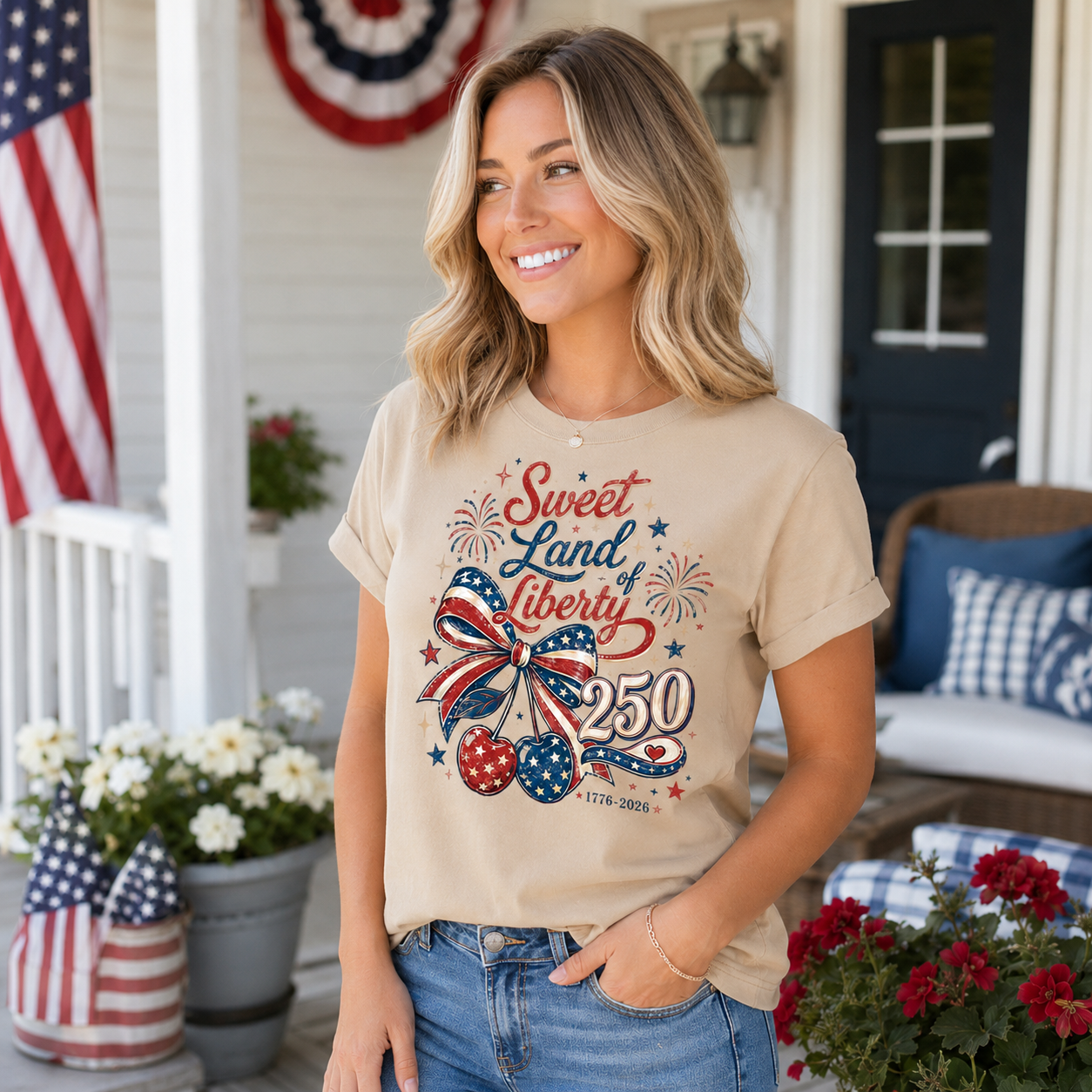 Women's 250th 4th of July Shirts Vintage Patriotic Graphic Tees Short Sleeve Outfit Bella Summer Tops
