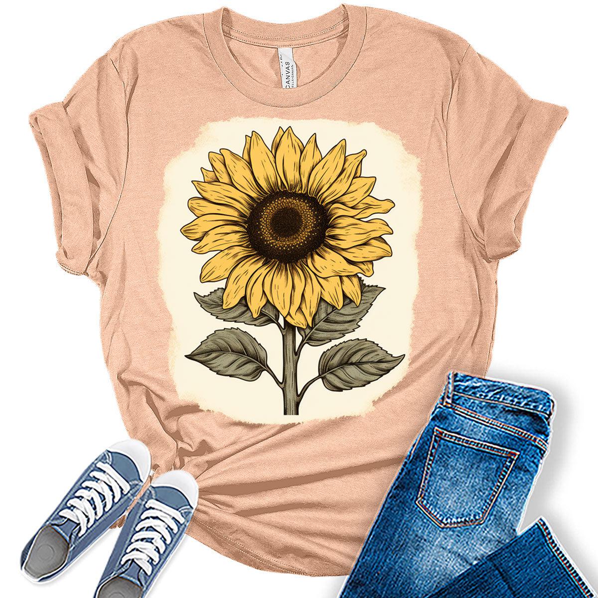 Womens Vintage Sunflower Shirts