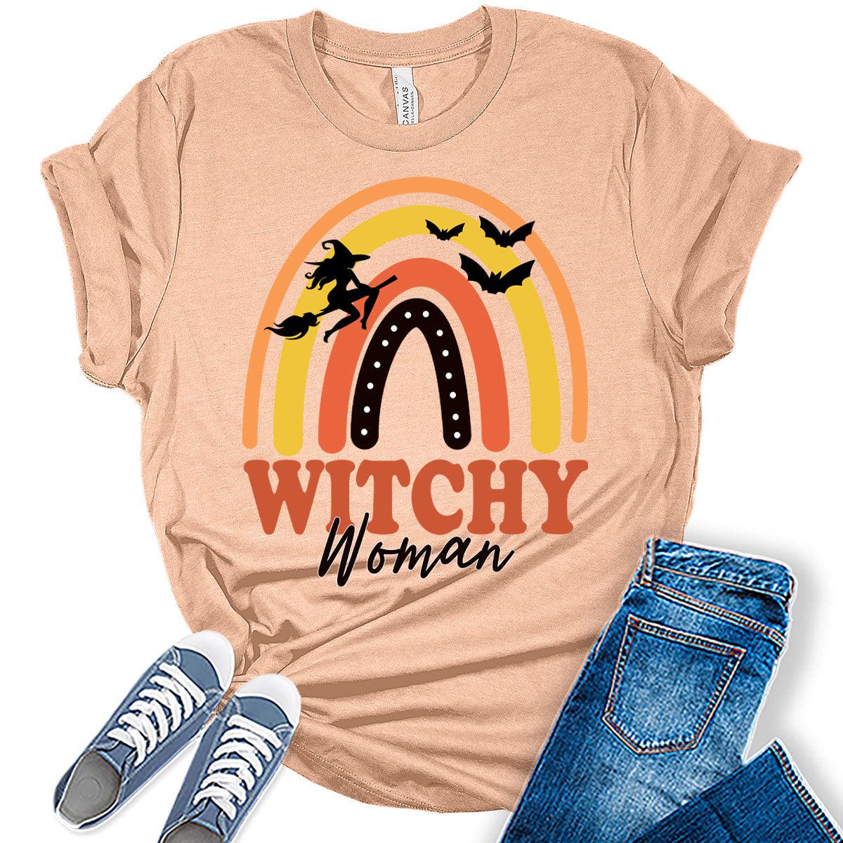 Womens Witchy Woman Halloween T-Shirt