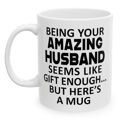 Gifts for Wife from Husband, Wife Birthday Christmas Anniversary Gifts for Her, Funny 11oz Unique Gift Coffee Cup Mug