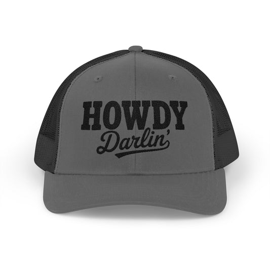 Howdy Darlin' Trucker Hat For Women Western Trendy Vintage Embroidered Cute Premium Cute Baseball Caps