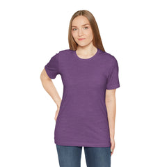 Womens Heather Team Purple T Shirts Premium Casual Short Sleeve Shirts Oversized Summer Tops