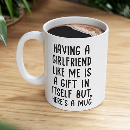 Gifts for Boyfriend from Girlfriend, Boyfriend Birthday Christmas Anniversary Gifts, Funny 11oz Unique Gift Coffee Cup Mug