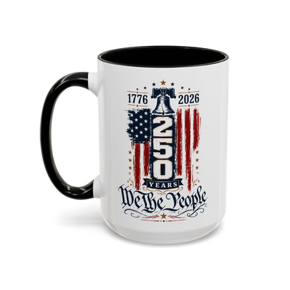 Commemorative 250th Patriotic Gift Accent Coffee Mug