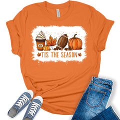Tis The Season Bleach Print T-Shirt