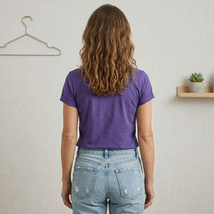 Women's Mandala Shirt Purple Graphic Tee