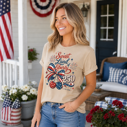 Women's 250th 4th of July Shirts Vintage Patriotic Graphic Tees Short Sleeve Outfit Bella Summer Tops