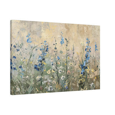 Abstract Floral Canvas Print Wall Painting Cottagecore Artwork Canvas Wall Art for Living Room Home Office Décor