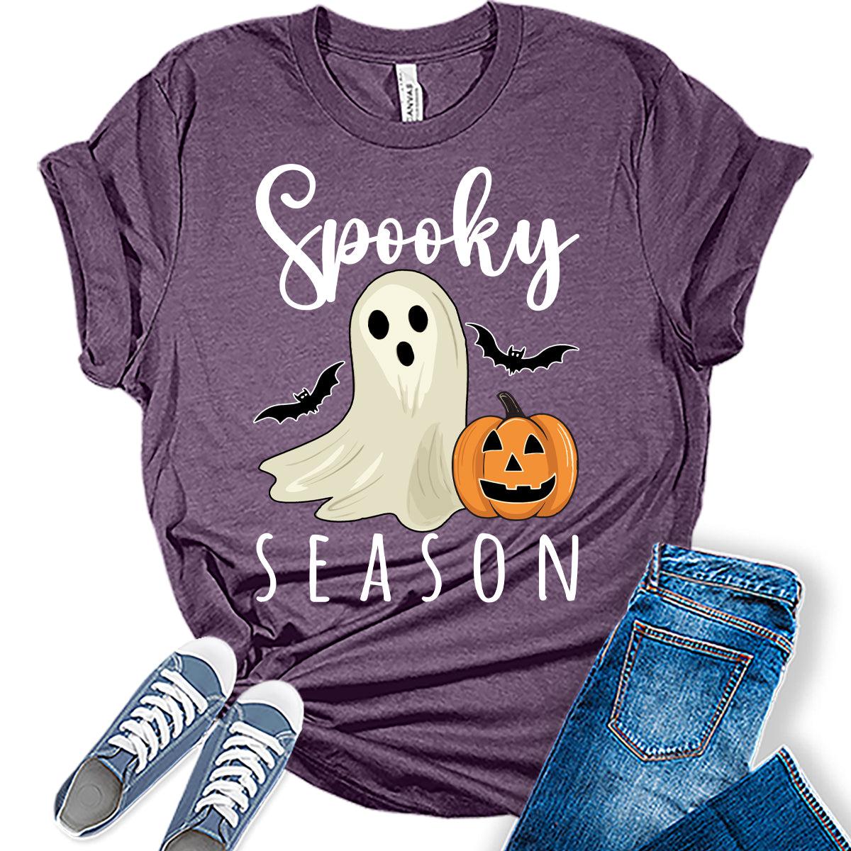 Womens Spooky Season Halloween T-Shirt