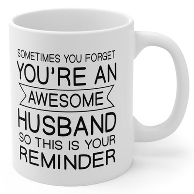 Awesome Husband Gift White 11oz Ceramic Coffee Mug