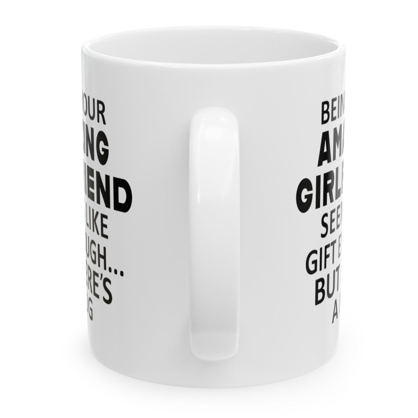 Gifts for Boyfriend from Amazing Girlfriend, Boyfriend Birthday Christmas Anniversary Gifts, Funny 11oz Unique Gift Coffee Cup Mug