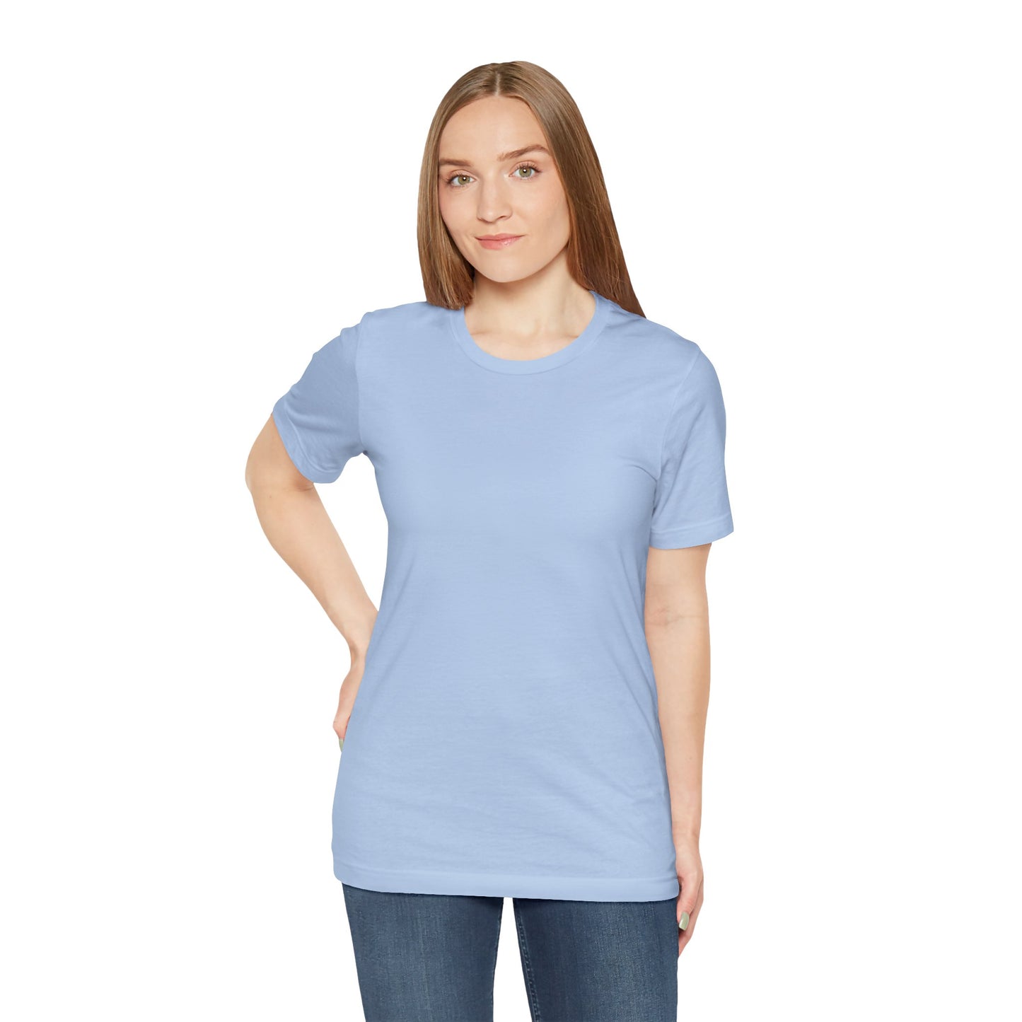 Womens Baby Blue T Shirts Premium Casual Short Sleeve Shirts Oversized Tops