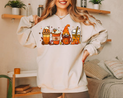 Fall Coffee Pumpkin Spice Women Sweatshirt