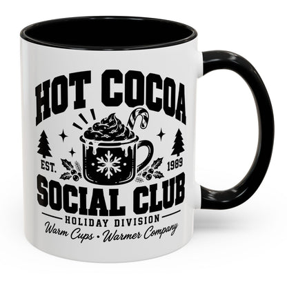 Hot Cocoa Social Club Holiday Division Gift Accent Coffee Mug