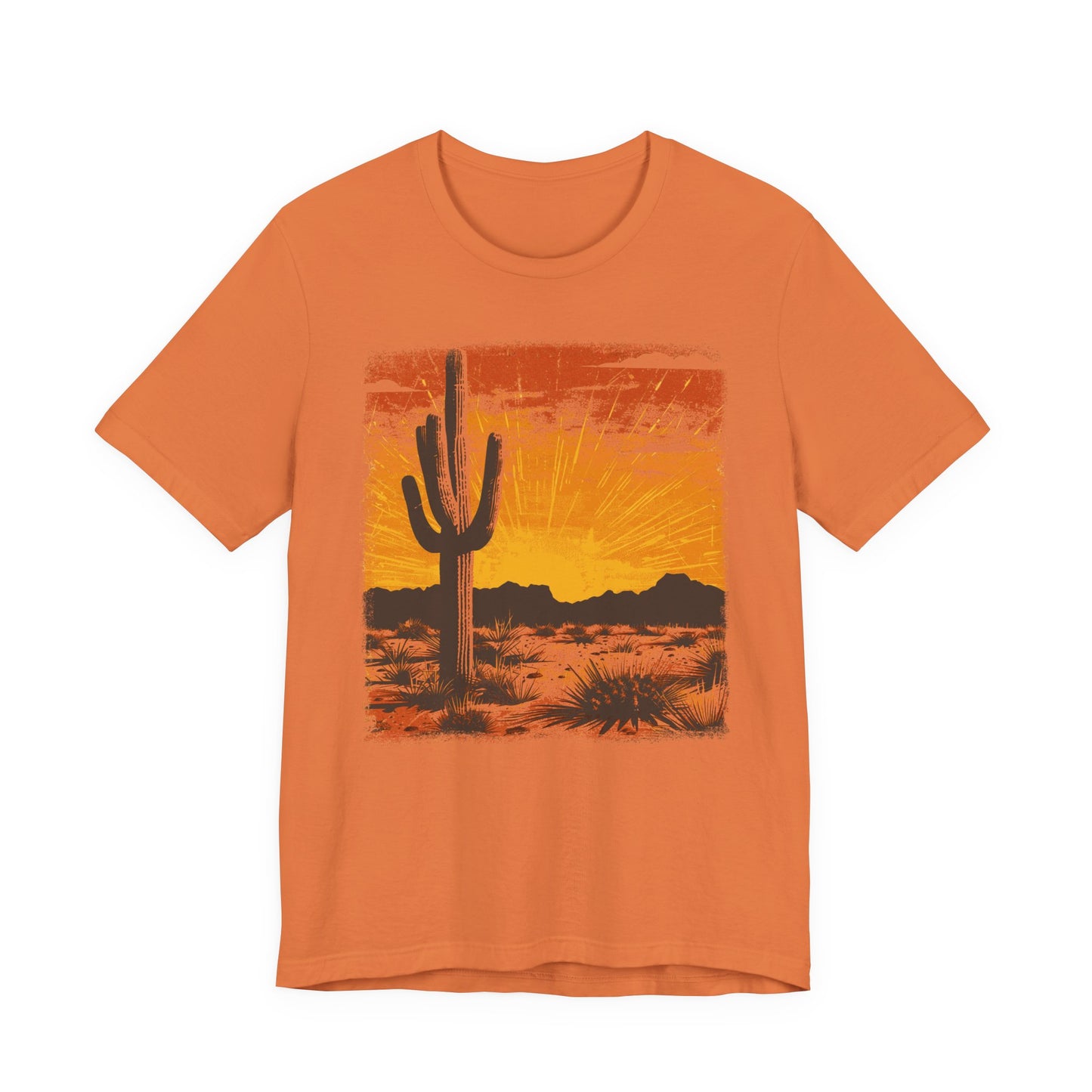 Cowgirl Shirts for Women Desert Cactus T Shirts Country Concert Tops Plus Size Western Graphic Tees - PF