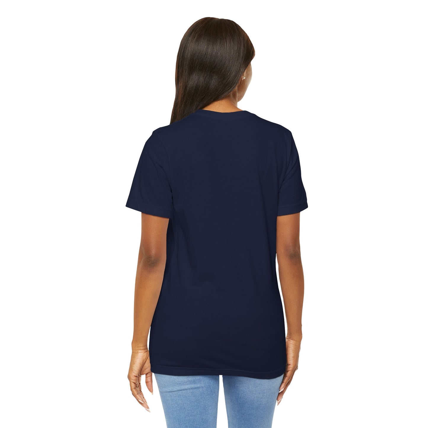 Womens Navy T Shirts Premium Casual Short Sleeve Shirts Oversized Tops